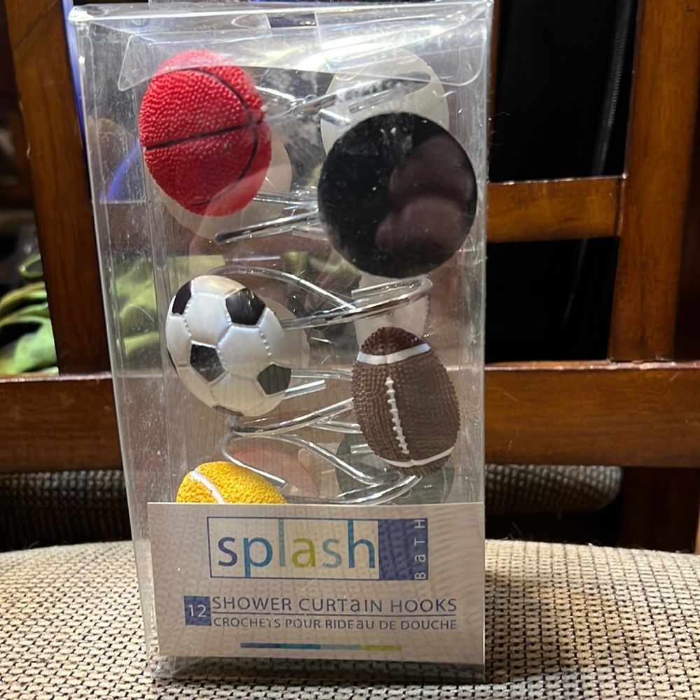Shower curtain hooks-Sports